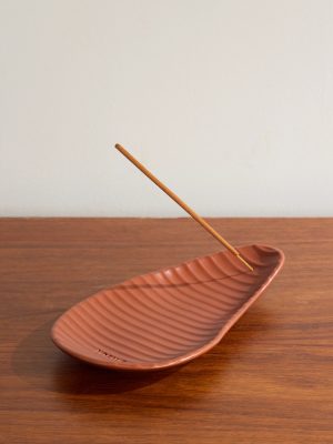 Ivy Ceramic and Bamboo Incense Set