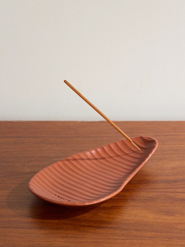 Ivy Ceramic and Bamboo Incense Set