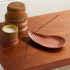 Ivy Ceramic and Bamboo Incense Set - OU