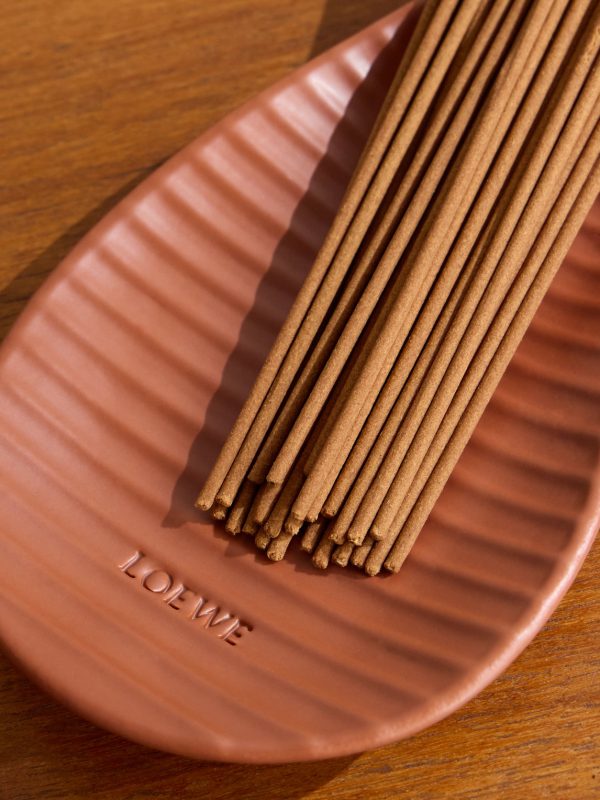 Tomato Leaves Ceramic and Bamboo Incense Set - CU