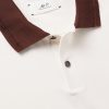 Two-Tone Stretch-Linen and Cotton-Blend Jersey Polo Shirt - CU