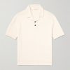 Organic Cotton-Blend Bouclé Polo Shirt Organic Cotton-Blend Bouclé Polo Shirt