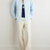 Button-Down Collar Logo-Embroidered Cotton Oxford Shirt - OU Button-Down Collar Logo-Embroidered Cotton Oxford Shirt - OU