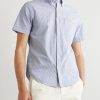 Button-Down Collar Striped Cotton-Seersucker Shirt - FR Button-Down Collar Striped Cotton-Seersucker Shirt - FR