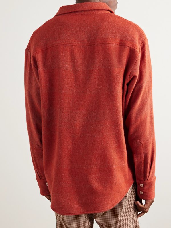 Cashmere-Jacquard Overshirt - BK Cashmere-Jacquard Overshirt - BK