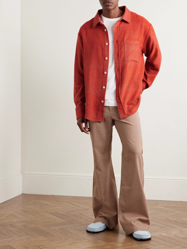 Cashmere-Jacquard Overshirt - OU Cashmere-Jacquard Overshirt - OU