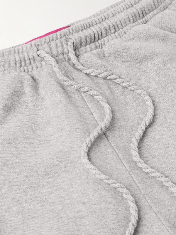Daily Wide-Leg Cotton and Cashmere-Blend Jersey Sweatpants - CU Daily Wide-Leg Cotton and Cashmere-Blend Jersey Sweatpants - CU
