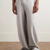 Daily Wide-Leg Cotton and Cashmere-Blend Jersey Sweatpants - FR Daily Wide-Leg Cotton and Cashmere-Blend Jersey Sweatpants - FR