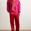 Daily Crew Cotton and Cashmere-Blend Jersey Sweatshirt - OU Daily Crew Cotton and Cashmere-Blend Jersey Sweatshirt - OU