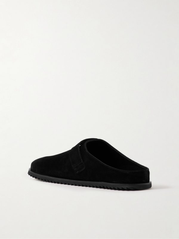 Suede Mules - BK