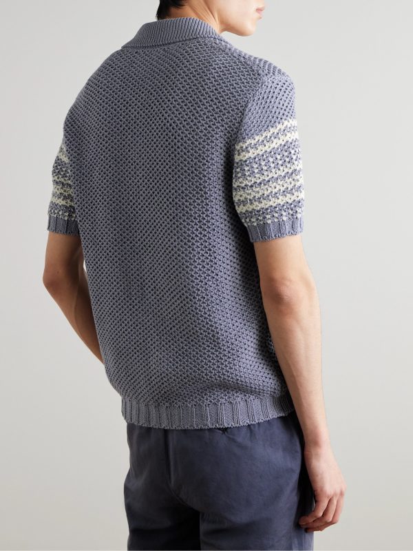 Striped Organic Cotton Shirt - BK Striped Organic Cotton Shirt - BK