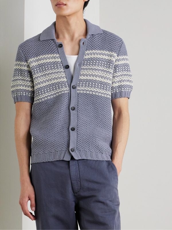 Striped Organic Cotton Shirt - FR Striped Organic Cotton Shirt - FR
