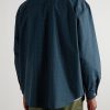 Logo-Appliquéd Checked Cotton-Broadcloth Shirt - BK Logo-Appliquéd Checked Cotton-Broadcloth Shirt - BK