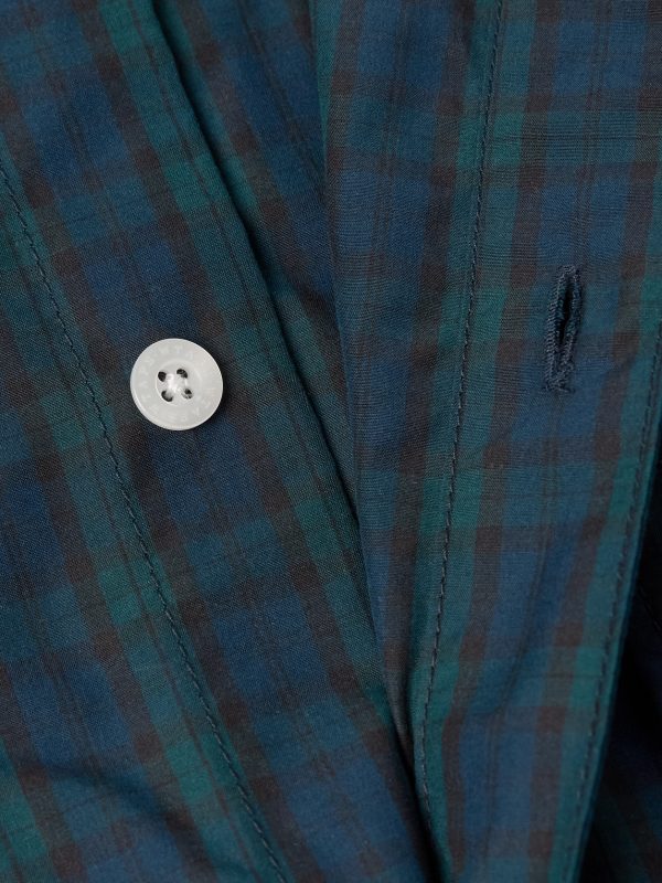 Logo-Appliquéd Checked Cotton-Broadcloth Shirt - CU Logo-Appliquéd Checked Cotton-Broadcloth Shirt - CU