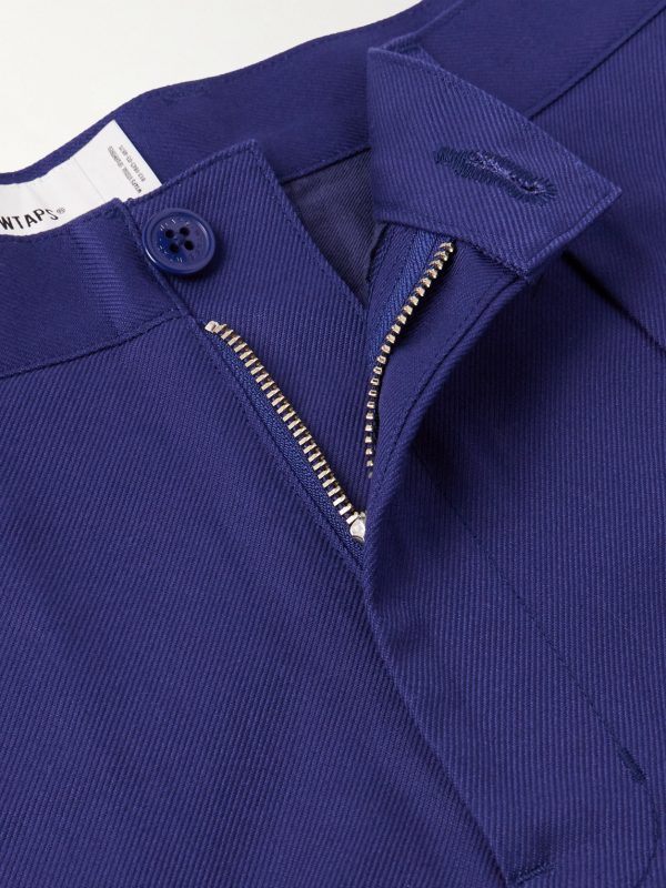 Straight-Leg Pleated Cotton-Twill Shorts - E1 Straight-Leg Pleated Cotton-Twill Shorts - E1