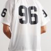 Logo-Print Mesh T-Shirt - BK Logo-Print Mesh T-Shirt - BK