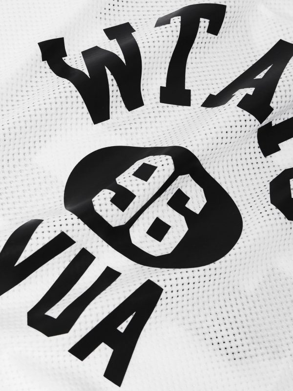Logo-Print Mesh T-Shirt - CU Logo-Print Mesh T-Shirt - CU