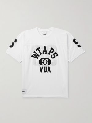 Logo-Print Mesh T-Shirt Logo-Print Mesh T-Shirt