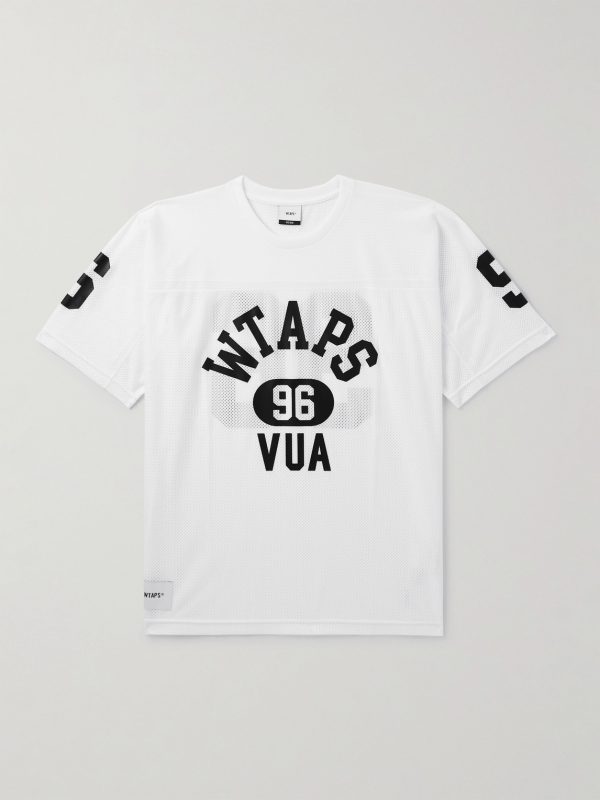 Logo-Print Mesh T-Shirt Logo-Print Mesh T-Shirt