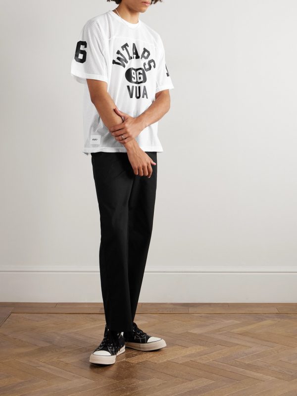 Logo-Print Mesh T-Shirt - OU Logo-Print Mesh T-Shirt - OU