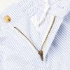 Straight-Leg Striped Cotton Oxford Trousers - E1