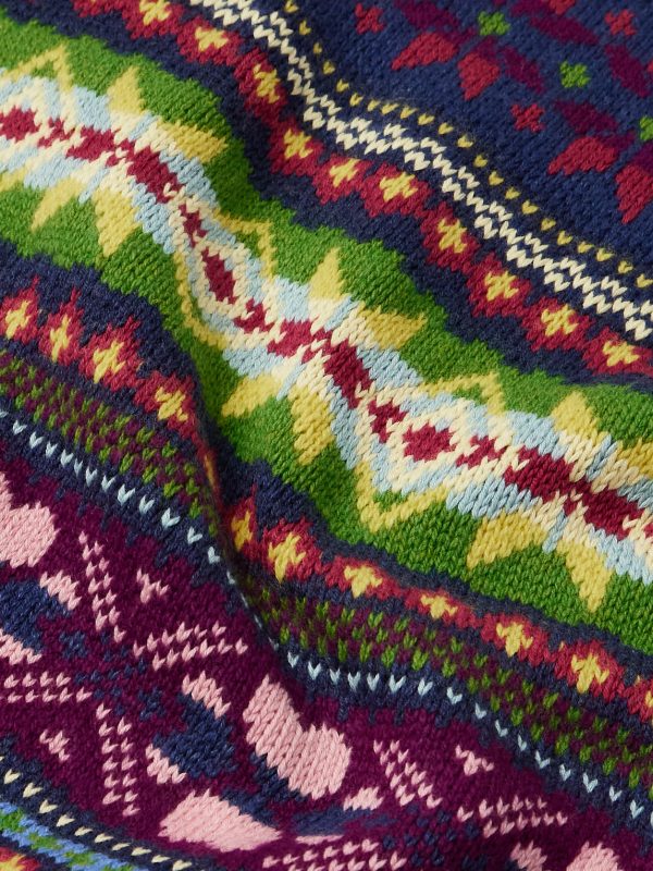 Fair Isle Cotton, Wool and Linen-Blend Sweater - CU Fair Isle Cotton, Wool and Linen-Blend Sweater - CU