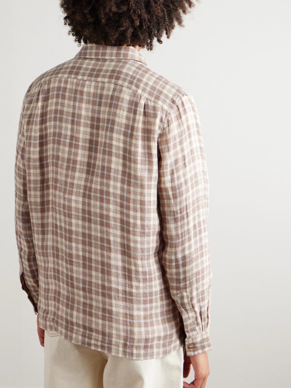 Checked Linen Shirt - BK