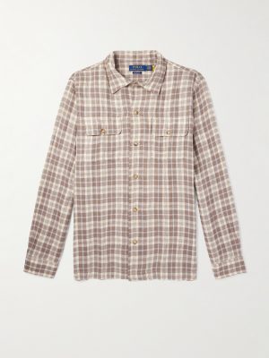 Checked Linen Shirt Checked Linen Shirt