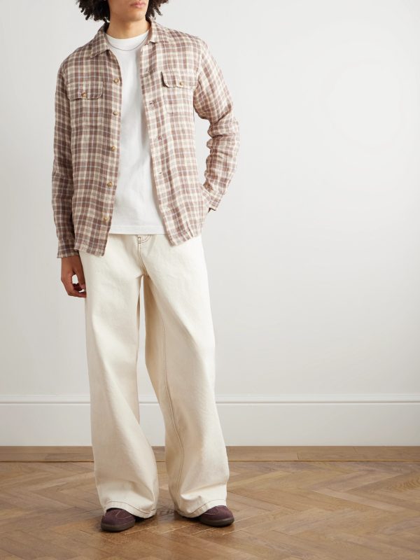 Checked Linen Shirt - OU