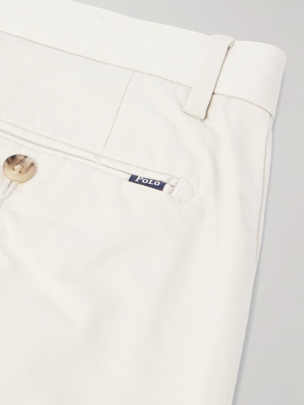 Slim-Fit Stretch-Cotton Twill Trousers - CU Slim-Fit Stretch-Cotton Twill Trousers - CU