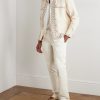 Slim-Fit Stretch-Cotton Twill Trousers - OU Slim-Fit Stretch-Cotton Twill Trousers - OU