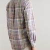 Button-Down Collar Checked Cotton-Twill Shirt - BK