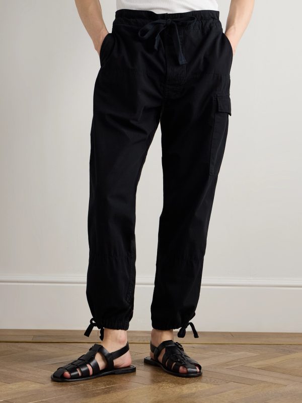 Beachcomber Tapered Cotton-Canvas Cargo Trousers - FR Beachcomber Tapered Cotton-Canvas Cargo Trousers - FR