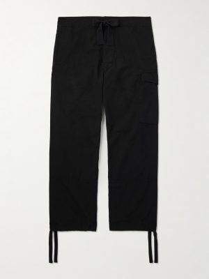 Beachcomber Tapered Cotton-Canvas Cargo Trousers