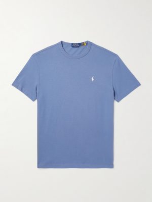 Logo-Embroidered Cotton-Jersey T-Shirt Logo-Embroidered Cotton-Jersey T-Shirt