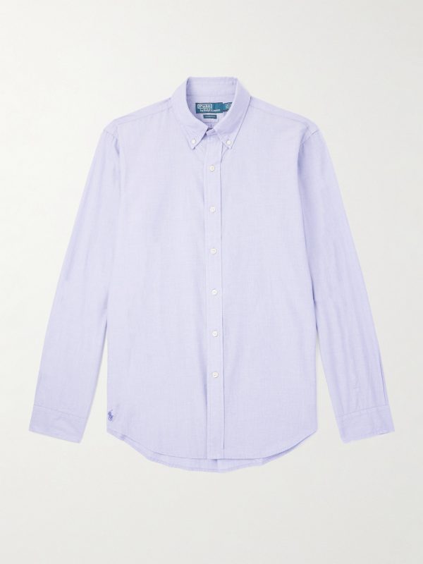 Button-Down Collar Cotton Shirt Button-Down Collar Cotton Shirt