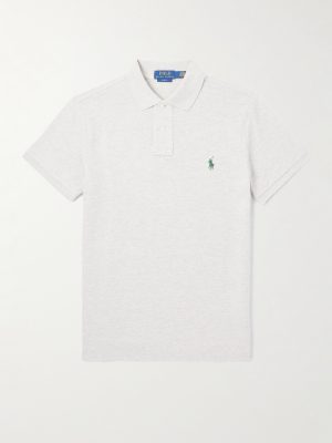 Slim-Fit Logo-Embroidered Cotton-Piqué Polo Shirt Slim-Fit Logo-Embroidered Cotton-Piqué Polo Shirt