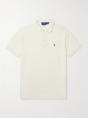 Logo-Embroidered Cotton-Jersey Polo Shirt Logo-Embroidered Cotton-Jersey Polo Shirt