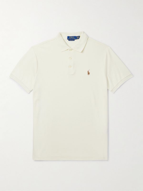 Logo-Embroidered Cotton-Jersey Polo Shirt Logo-Embroidered Cotton-Jersey Polo Shirt