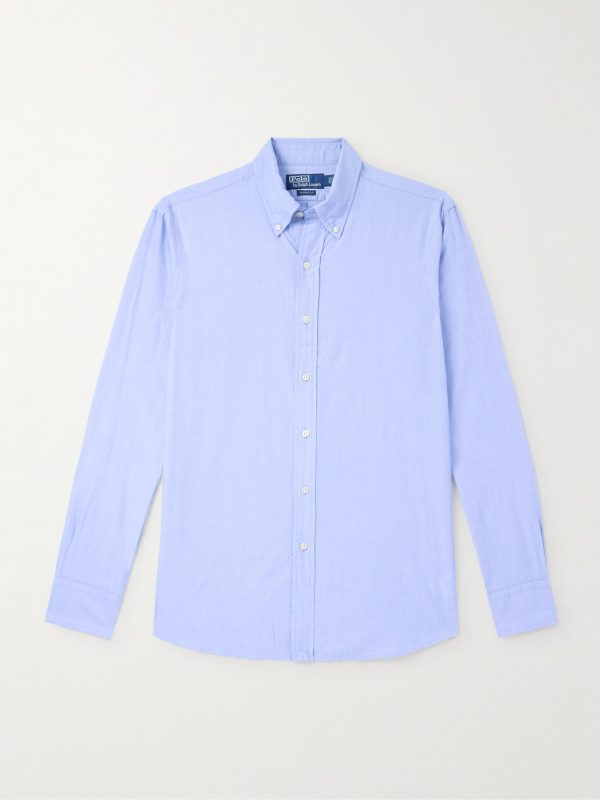 Button-Down Collar Cotton Shirt Button-Down Collar Cotton Shirt
