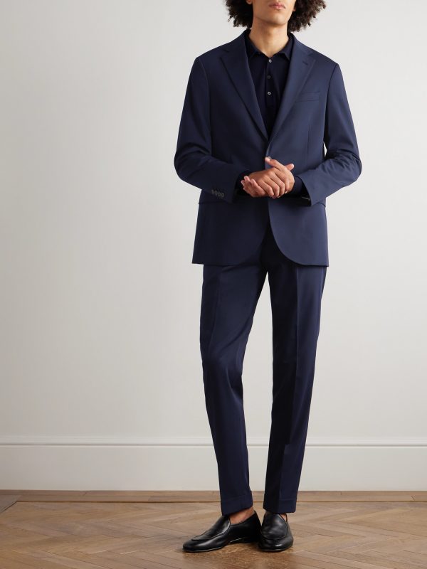Chester Straight-Leg Stretch-Twill Suit Trousers - OU Chester Straight-Leg Stretch-Twill Suit Trousers - OU