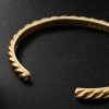 Sculpted Cable 18-Karat Gold Diamond Cuff - BK