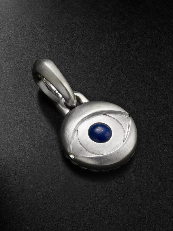 Evil Eye Sterling Silver Lapis Lazuli Pendant Evil Eye Sterling Silver Lapis Lazuli Pendant