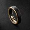 Streamline® 18-Karat Gold and Forged Carbon Ring