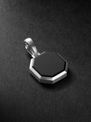 Sterling Silver Onyx Pendant Sterling Silver Onyx Pendant
