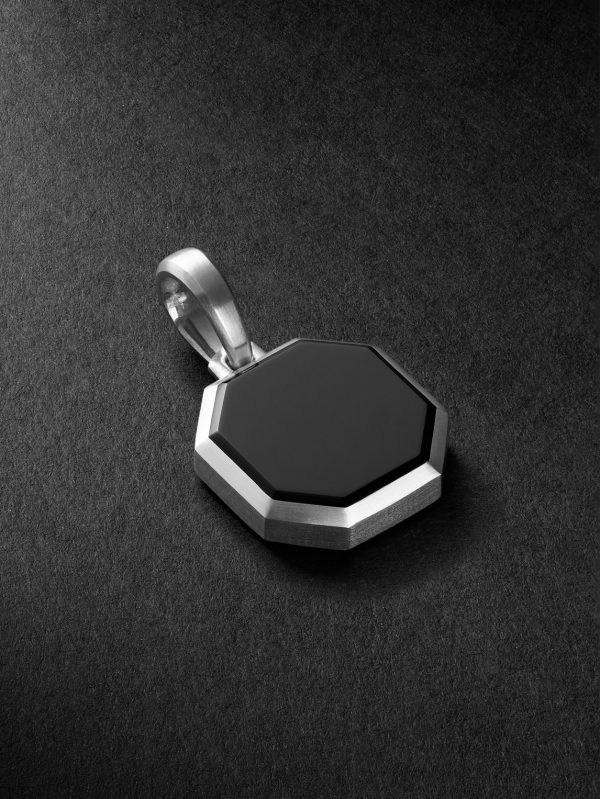 Sterling Silver Onyx Pendant