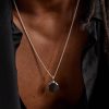 Sterling Silver Onyx Pendant - OU