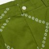 Straight-Leg Embroidered Printed Pleated Cotton Shorts - CU Straight-Leg Embroidered Printed Pleated Cotton Shorts - CU