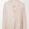 Unstructured Striped Cotton-Canvas Suit Jacket Unstructured Striped Cotton-Canvas Suit Jacket