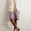 Straight-Leg Garment-Dyed Cotton-Blend Twill Chino Shorts - OU